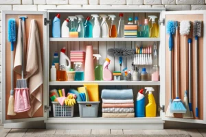 10 Essential Items for Your Ultimate DIY Cleaning Supplies Cabinet