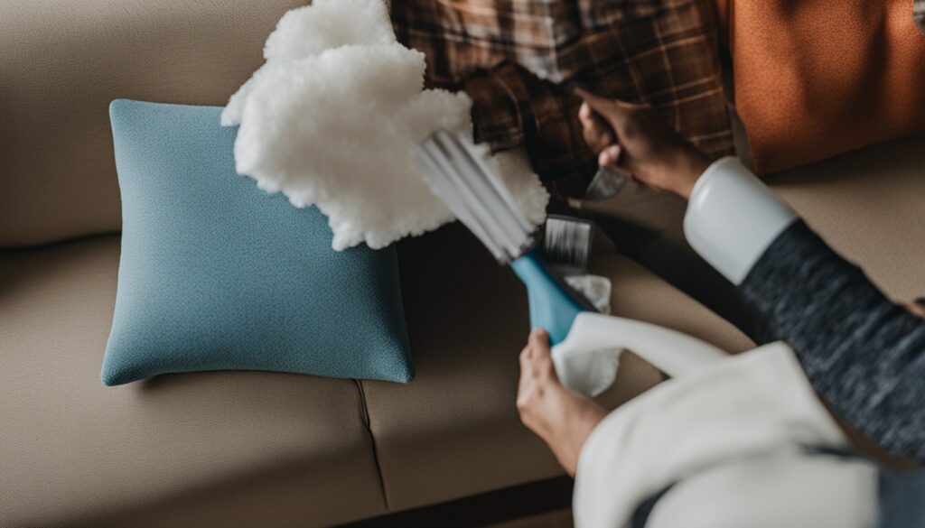 best way to clean fabric couch