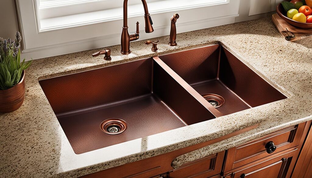 copper sink maintenance