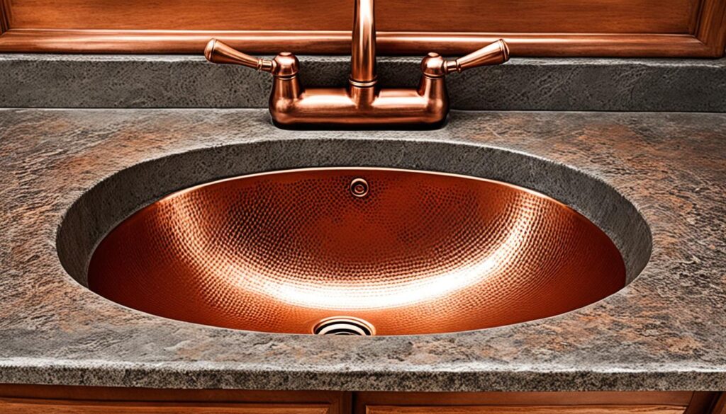 copper sink maintenance