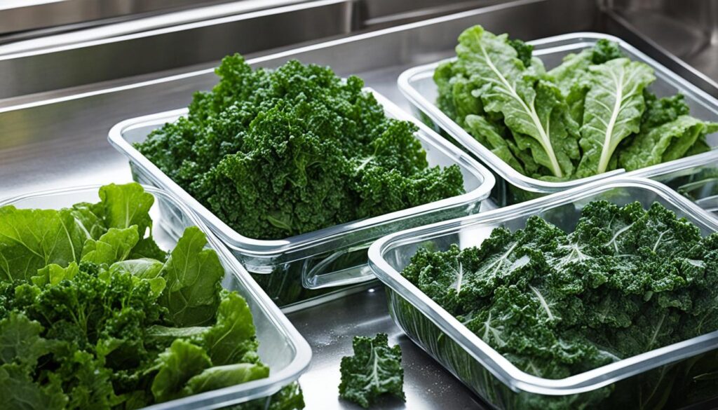 freezing leafy greens and freeze fresh spinach