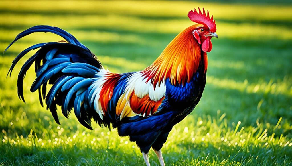 rooster crowing